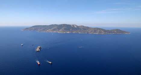 Costa Concordia Giglio island by Protezione Civile AFP